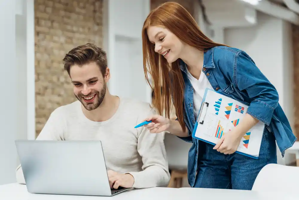 Digital Marketing Trends image of office employee
