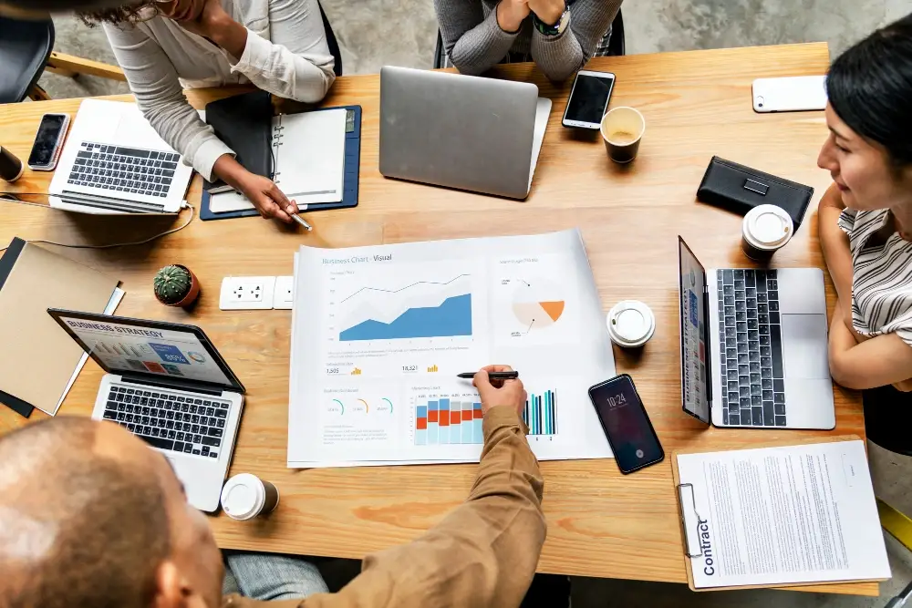 Digital marketing strategy image of office