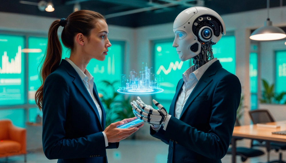 Free AI Tools image of is ai replacing human