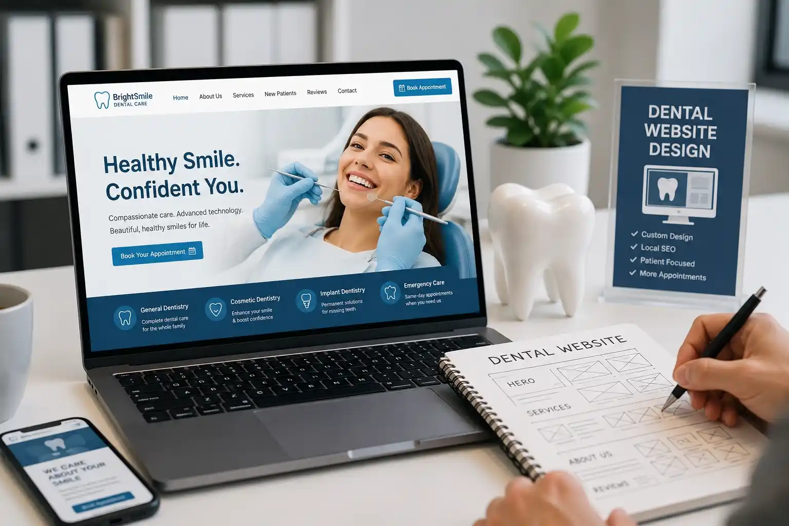 Dental Website Design Company: Custom, SEO-Optimized Websites That Help Dentists Get More Patients in 2026