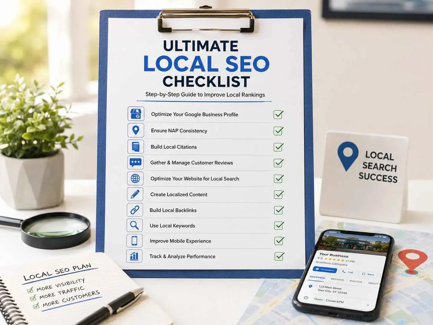 Ultimate Local SEO Checklist: Step-by-Step Guide to Improve Local Rankings