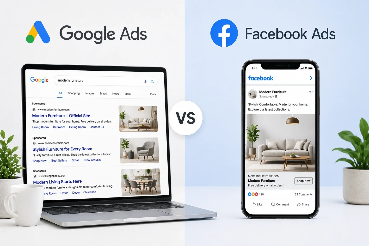 Google Ads vs Facebook Ads: Which Platform Is Better for Your Business in 2026?