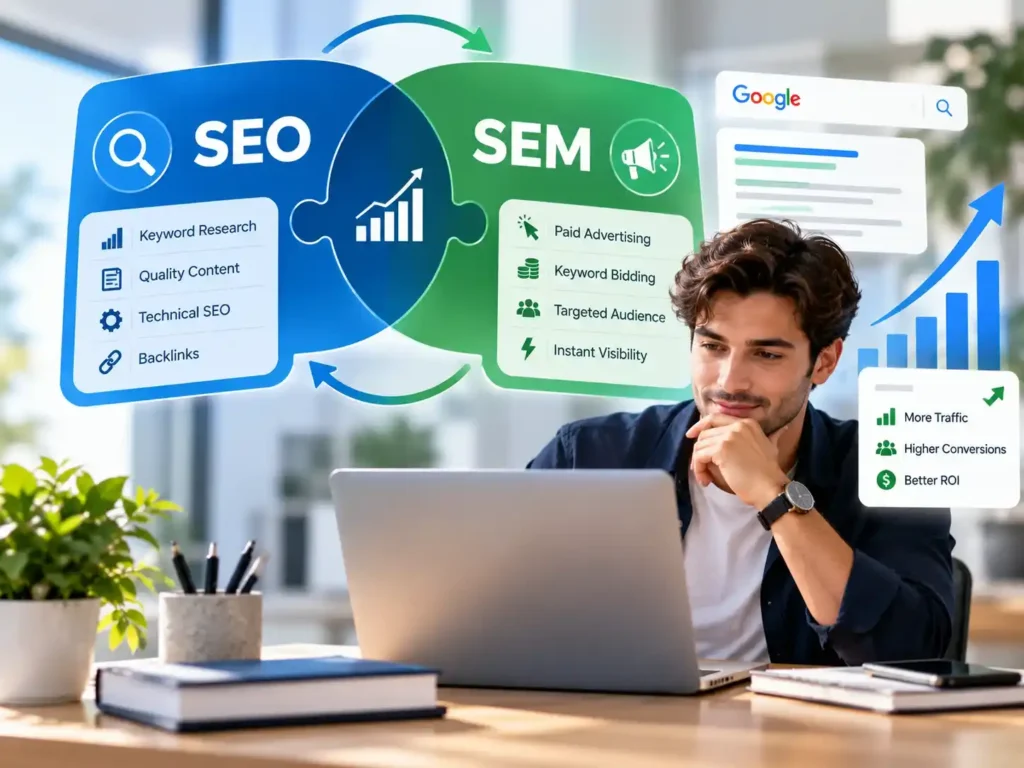How SEO and SEM Work Together