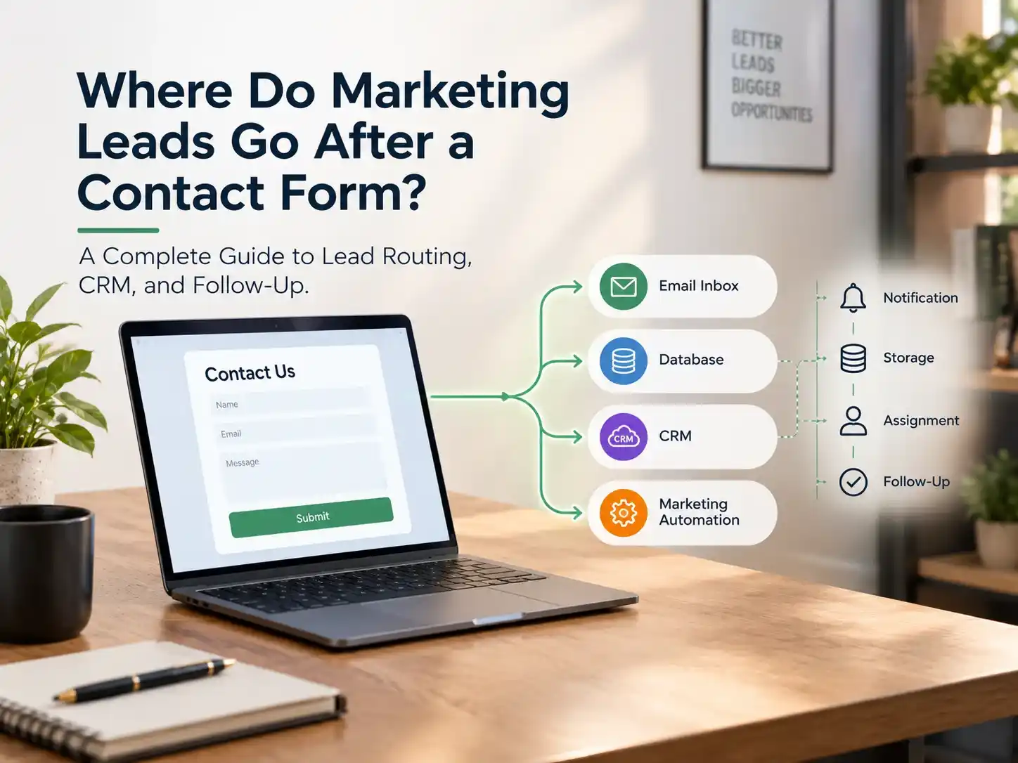 Where Do Marketing Leads Go After a Contact Form? A Complete Guide to Lead Routing, CRM, and Follow-Up